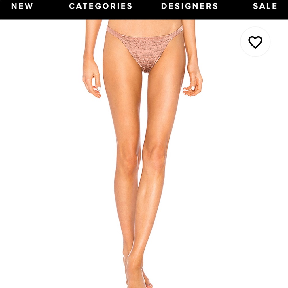 Layla Smocked Bottom in Rose Gold
